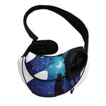 Night Forest Wolf Spirit Print Pet Sling Carrier