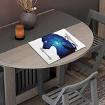 Night Forest Wolf Spirit Print Placemat