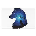 Night Forest Wolf Spirit Print Polyester Doormat