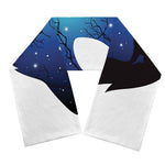 Night Forest Wolf Spirit Print Scarf