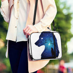 Night Forest Wolf Spirit Print Shoulder Strap Bible Bag