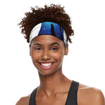 Night Forest Wolf Spirit Print Sports Headband