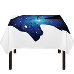 Night Forest Wolf Spirit Print Tablecloth