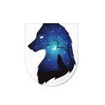 Night Forest Wolf Spirit Print Toilet Lid Cover