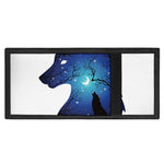 Night Forest Wolf Spirit Print Trifold Wallet