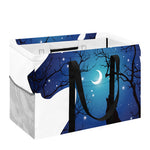 Night Forest Wolf Spirit Print Utility Tote Bag