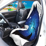 Night Forest Wolf Spirit Print Waterproof Car Seat Cover