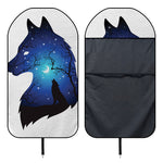 Night Forest Wolf Spirit Print Waterproof Car Seat Cover