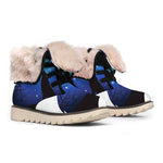 Night Forest Wolf Spirit Print Winter Boots