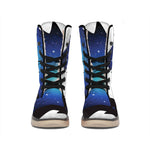 Night Forest Wolf Spirit Print Winter Boots