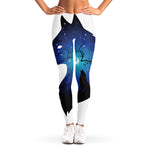 Night Forest Wolf Spirit Print Women's Leggings
