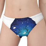 Night Forest Wolf Spirit Print Women's Panties