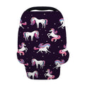 Night Girly Unicorn Pattern Print Baby Seat Cover