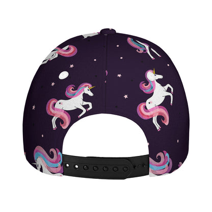 Night Girly Unicorn Pattern Print Baseball Cap