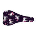 Night Girly Unicorn Pattern Print Bicycle Seat Cover