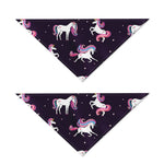Night Girly Unicorn Pattern Print Dog Bandana