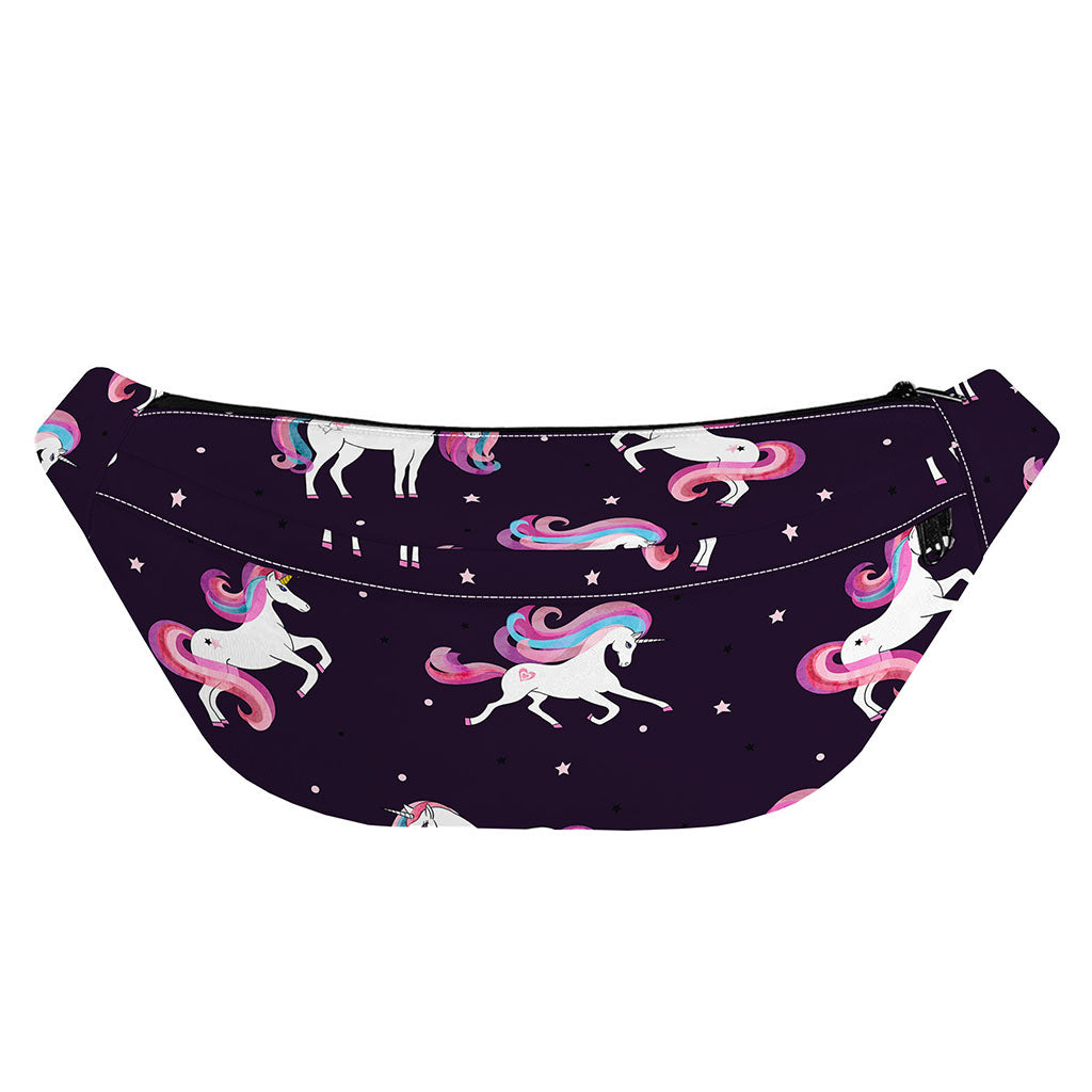 Night Girly Unicorn Pattern Print Fanny Pack
