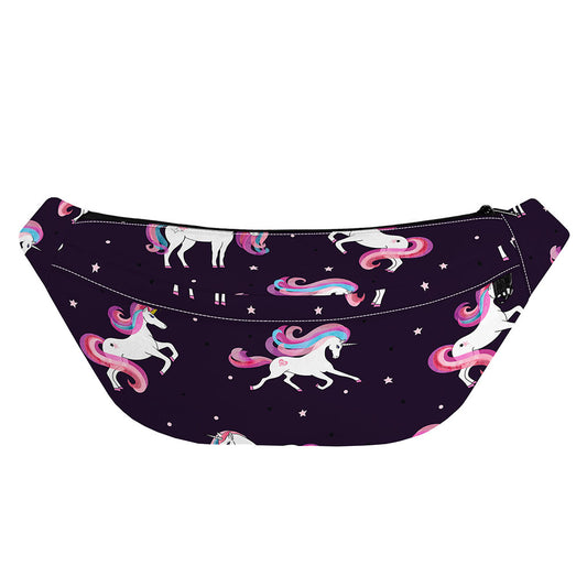 Night Girly Unicorn Pattern Print Fanny Pack