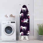 Night Girly Unicorn Pattern Print Ironing Board Cover