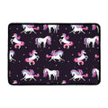 Night Girly Unicorn Pattern Print Kitchen Mat