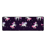 Night Girly Unicorn Pattern Print Long Kitchen Mat