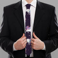 Night Girly Unicorn Pattern Print Necktie