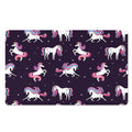 Night Girly Unicorn Pattern Print Polyester Doormat