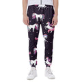 Night Girly Unicorn Pattern Print Joggers