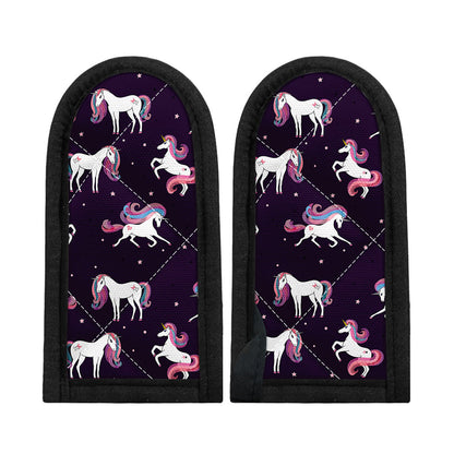 Night Girly Unicorn Pattern Print Skillet Handle Cover