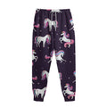 Night Girly Unicorn Pattern Print Sweatpants