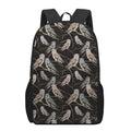 Night Owl Pattern Print 17 Inch Backpack