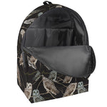 Night Owl Pattern Print Backpack