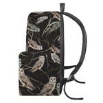 Night Owl Pattern Print Backpack