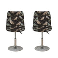 Night Owl Pattern Print Bar Stool Covers