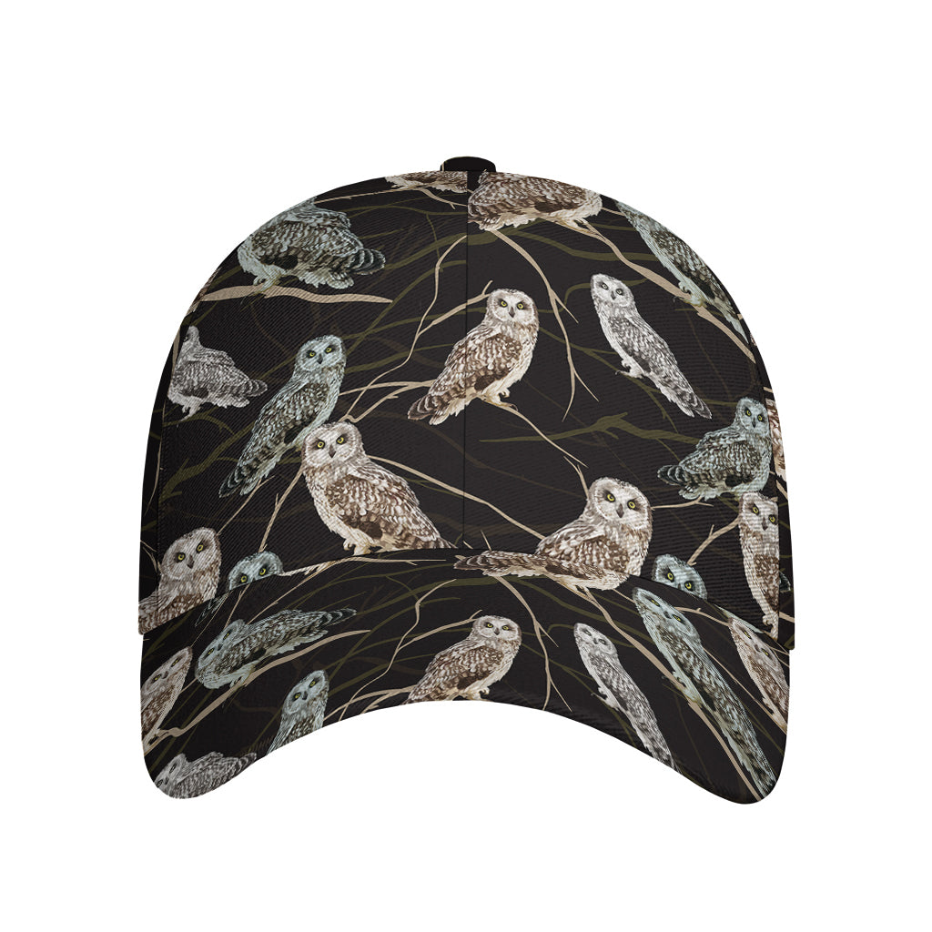 Night Owl Pattern Print Baseball Cap