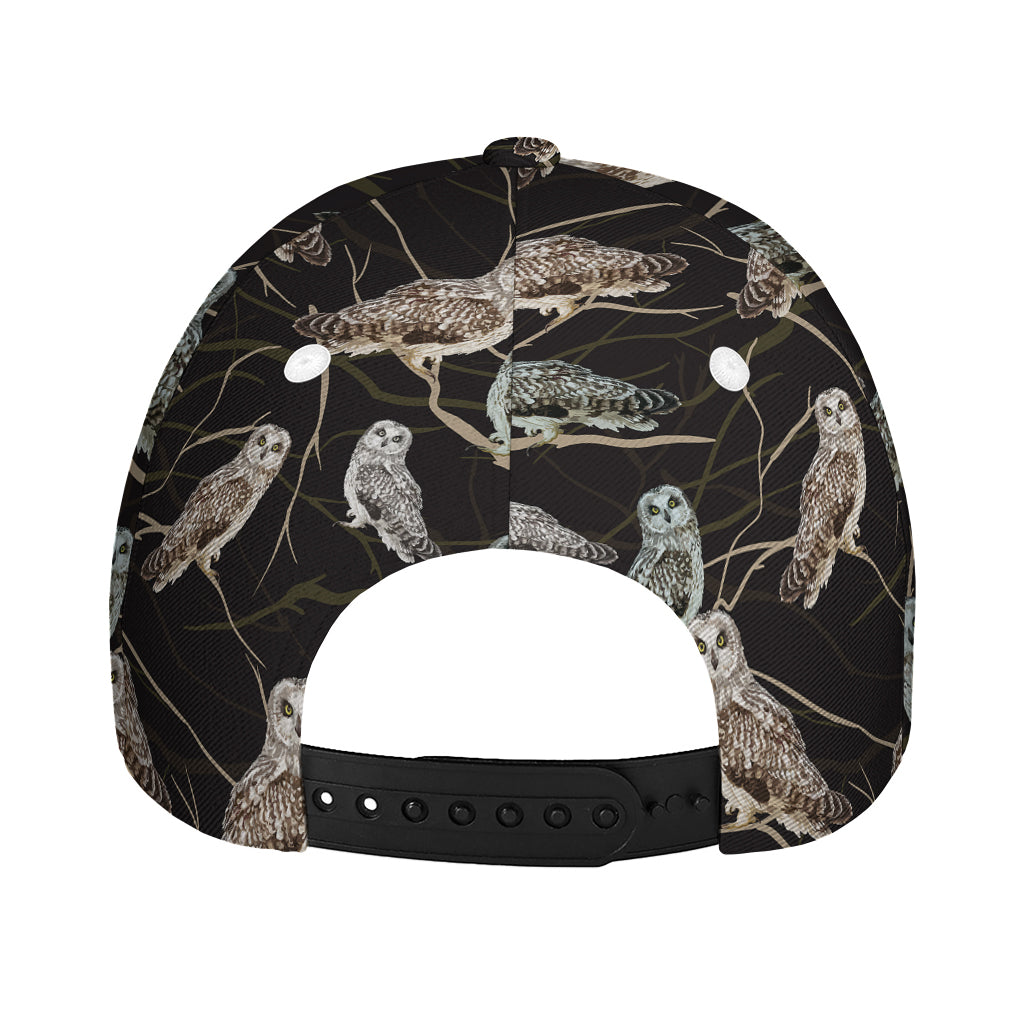 Night Owl Pattern Print Baseball Cap