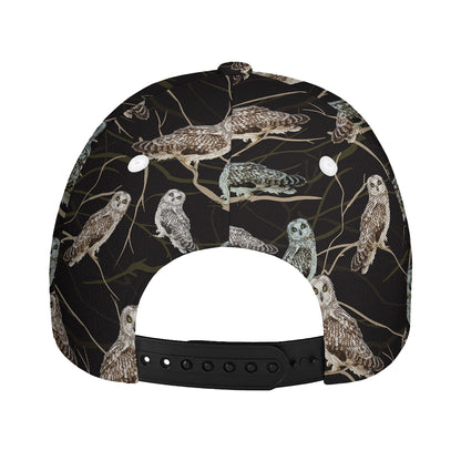 Night Owl Pattern Print Baseball Cap
