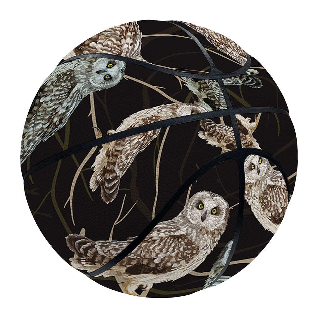 Night Owl Pattern Print Basketball