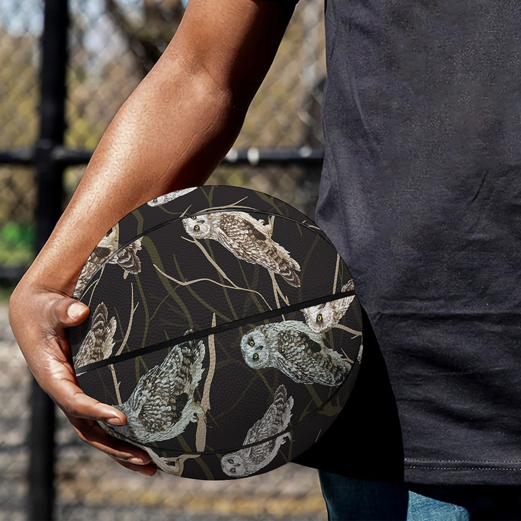 Night Owl Pattern Print Basketball