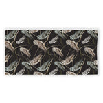 Night Owl Pattern Print Beach Towel