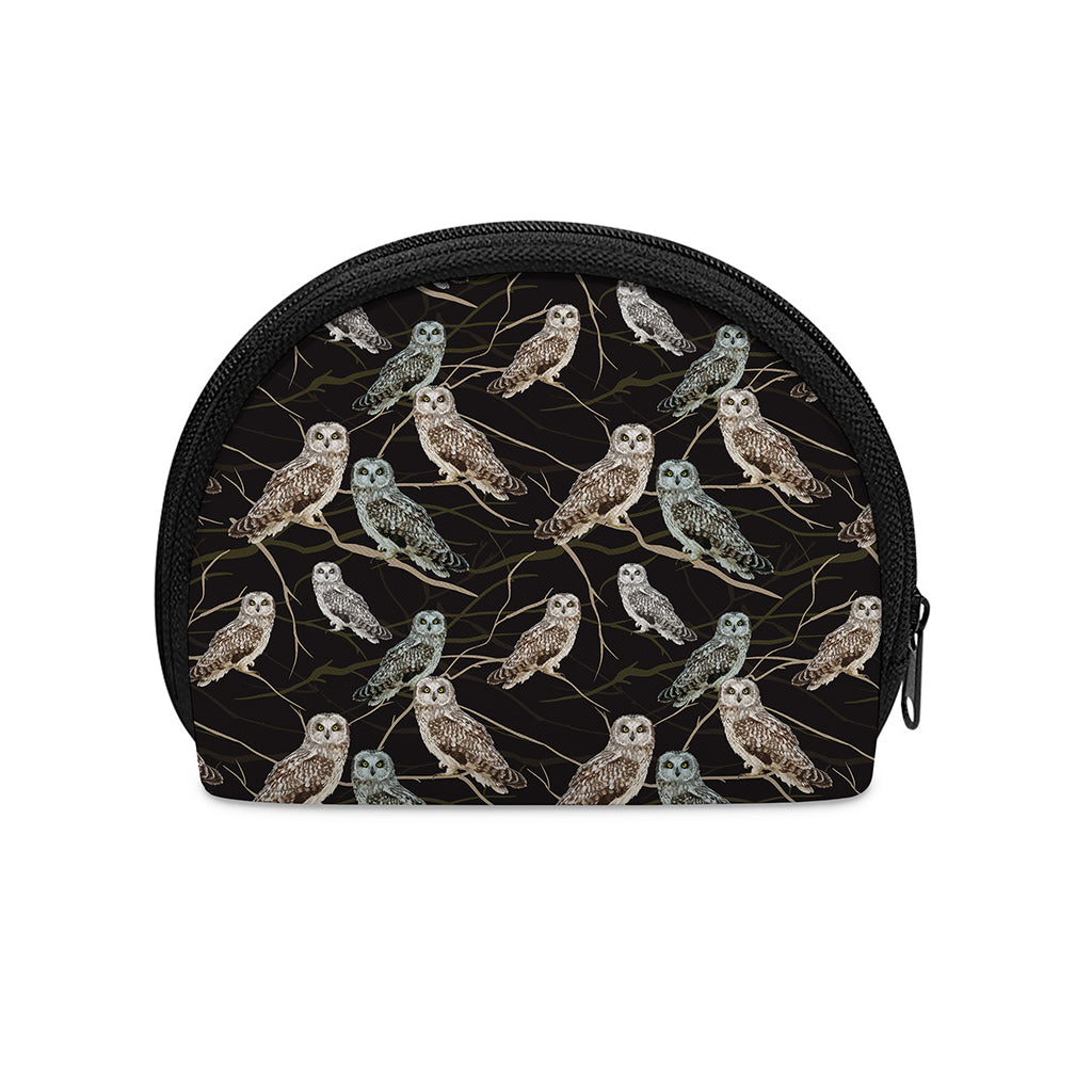 Night Owl Pattern Print Coin Purse