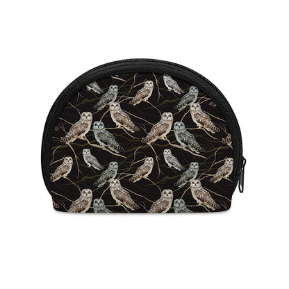 Night Owl Pattern Print Coin Purse