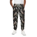 Night Owl Pattern Print Cotton Sweatpants