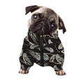 Night Owl Pattern Print Dog Zip Up Jacket