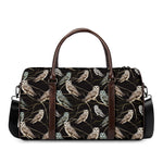 Night Owl Pattern Print Duffle Bag