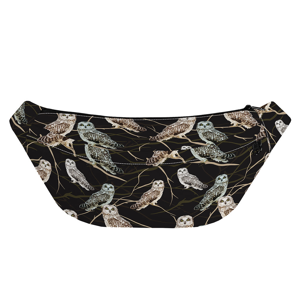 Night Owl Pattern Print Fanny Pack