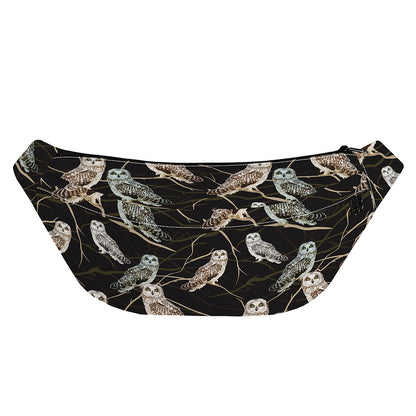 Night Owl Pattern Print Fanny Pack