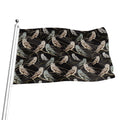 Night Owl Pattern Print Flag