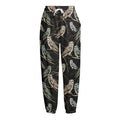 Night Owl Pattern Print Fleece Lined Knit Pants