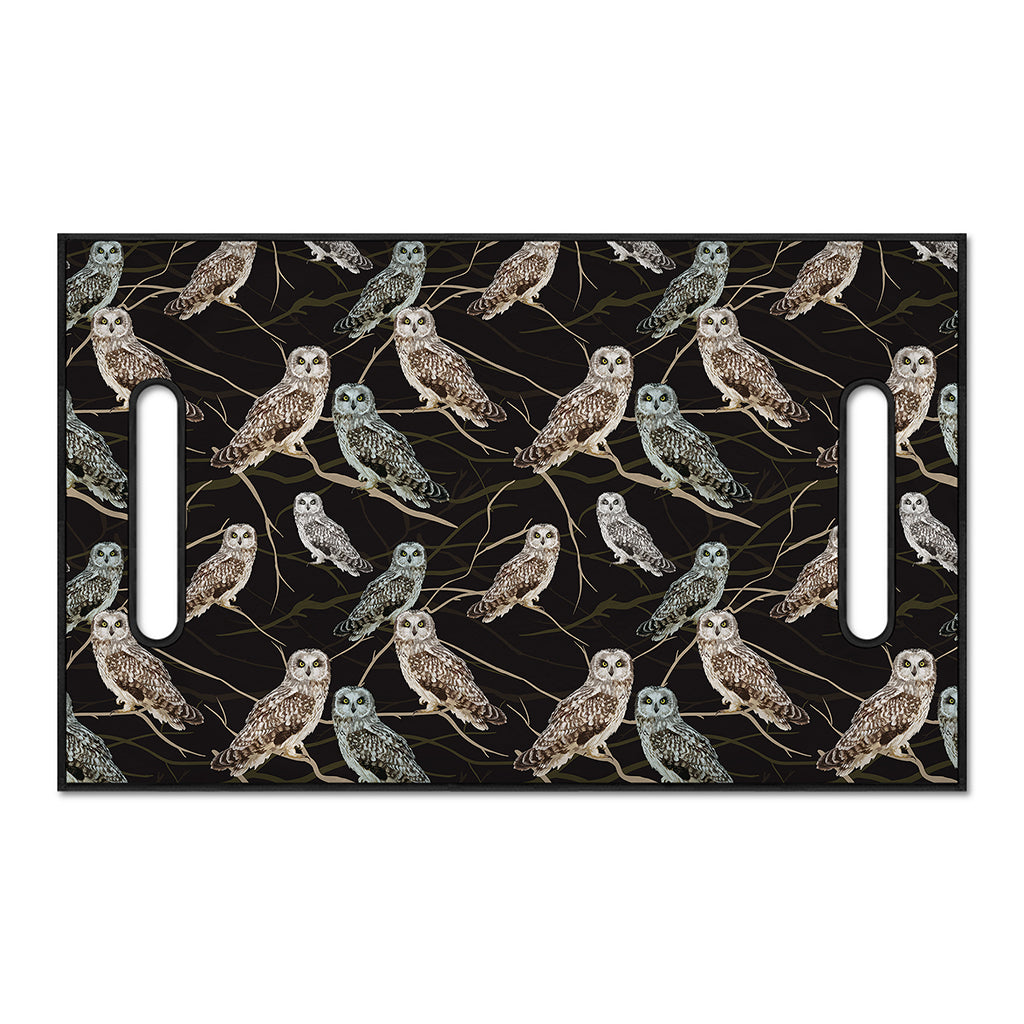 Night Owl Pattern Print Golf Cart Seat Cover